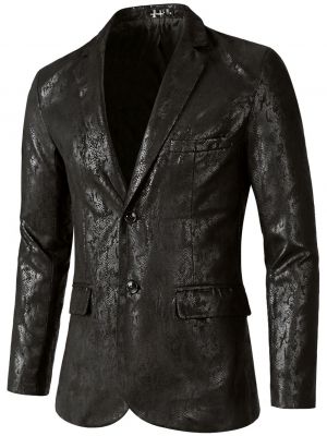 Men Luxury Fashion Stylish Print Slim Fit Wedding Dinner Prom Dress Party Blazer